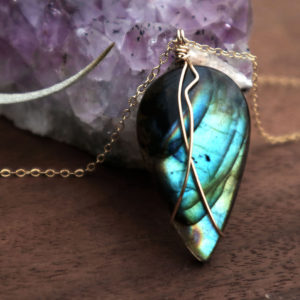 Flashing Labradorite pendant