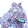 Gold and blue labradorite necklace